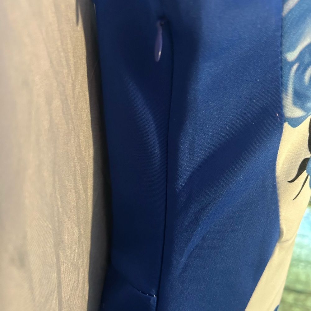 Blue floral Mini dress - Picture 4 of 5